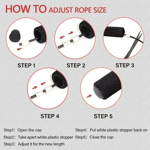 Corde à sauter avec éponge
