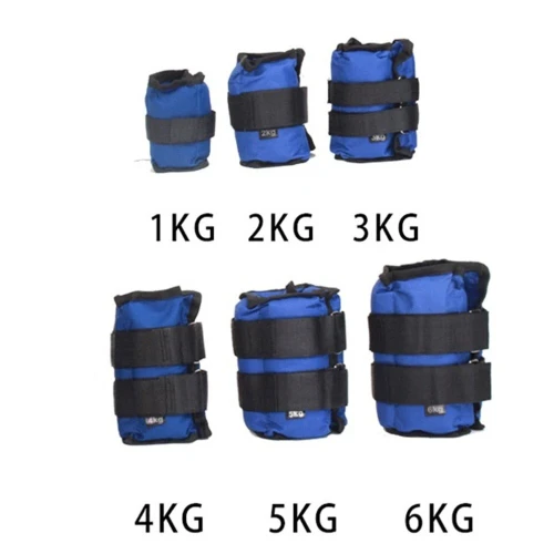 Sacs de sable de course en tissu - poids de cheville/poignet 1-3kg