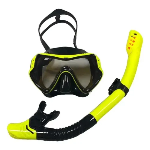 Lunettes de plongée & natation professionnelles en silicone anti-buée, séparation respiratoire