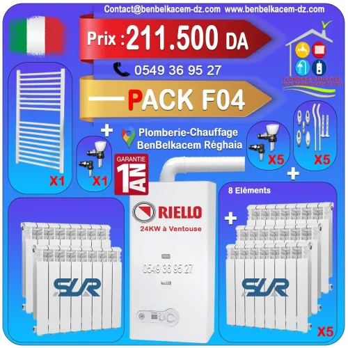 Packs Chaudiere Avec Radiateur Baxi/immergas/Junkers