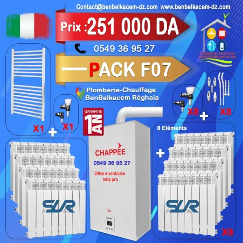 Packs Chaudiere Avec Radiateur Baxi/immergas/Junkers