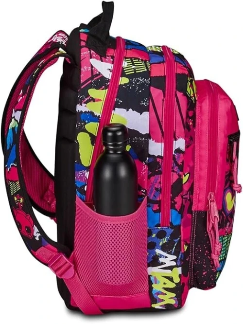 Mitama Sac à dos pour fille avec 3 compartiments , Rose, Taille unique, Sac à dos tyrolien