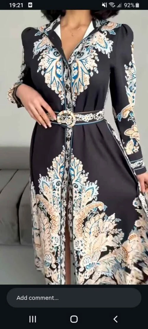 Robe longue noir