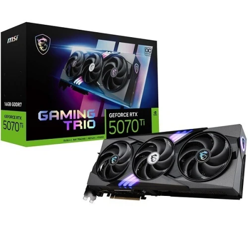 RTX 5070TI MSI GAMING TRIO OC 16GB GDDR7 BLACK (7% POUR CEUX QUI VEULENT LACHETER SEULE)