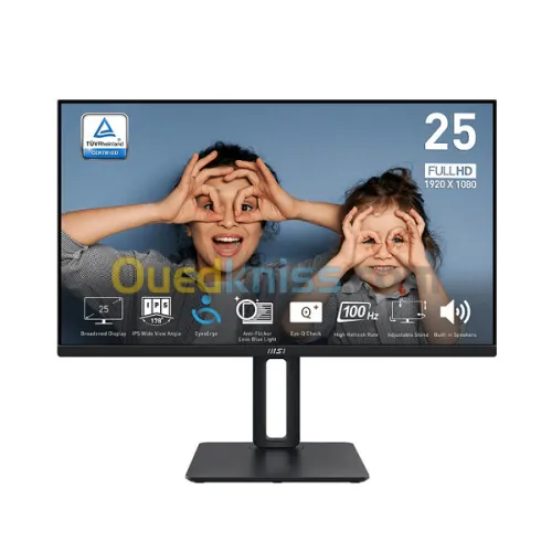 MSI 24 FHD IPS 100HZ 1MS MSI PRO MP251P ADJUSTABLE STAND