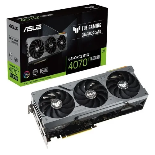 ASUS TUF RTX 4070Ti SUPER 16GB GDDR6 2xHDMI 2.1 3xDP 1.4