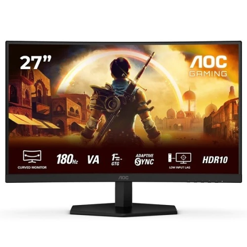 AOC 27G42E 27 180HZ FAST IPS 0.5MS HDR10 ADAPTIVE Sync VGA/HDMI1.4/DP1.2