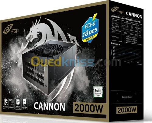 FSP2000-52AGPBI (2000W, Full Modular, 80+ gold)