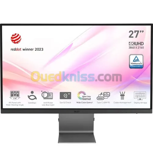 MSI 27 4K IPS 75HZ 1MS MODERN MD271UL 