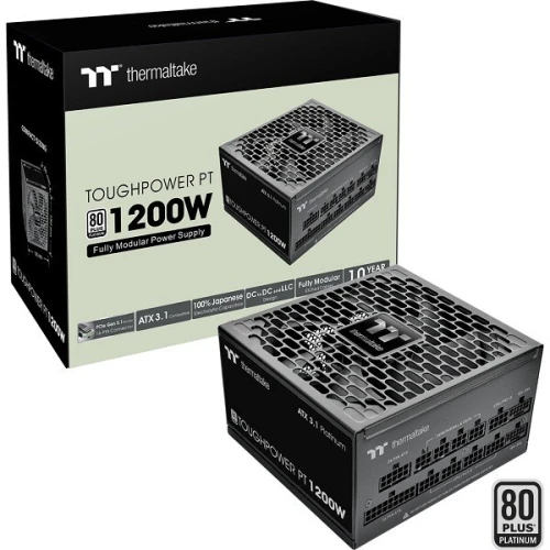 THERMALTAKE TOUGHPOWER PT 1200W FULLY MODULAR ATX 3.1 80+ PLATINUM BLACK