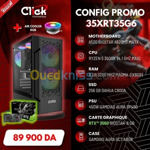 PROMO 35XRT35G6 3500X + RTX3050