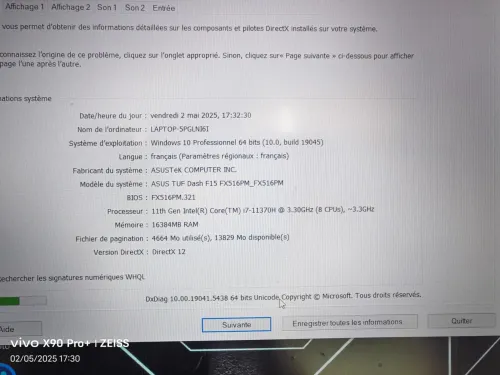 Asus tuf dash f15
