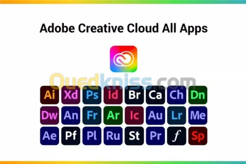 Adobe Creative Cloud All Apps 2025 - Individuel 12 Mois