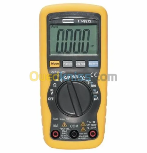 FLUKE turbotech9912- Multimètre numérique portable