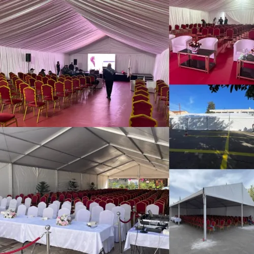 Location chapiteaux et réalisation des stands