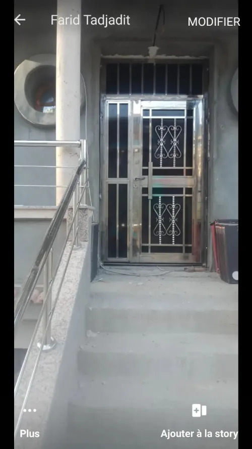 PORTE ET GRILLE FENETRE INOX
