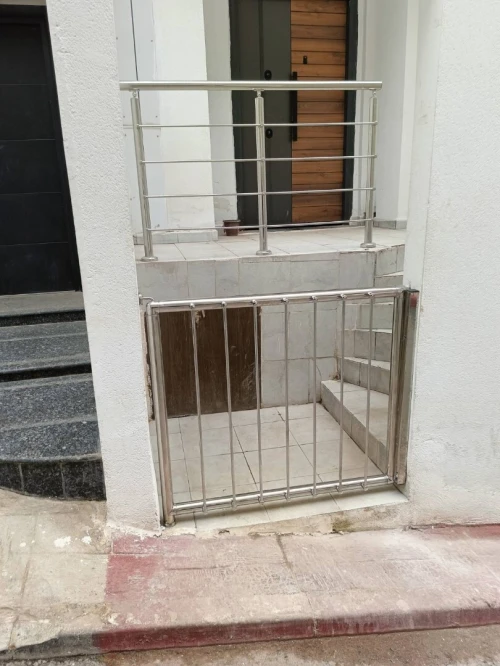 rampe escalier en inox