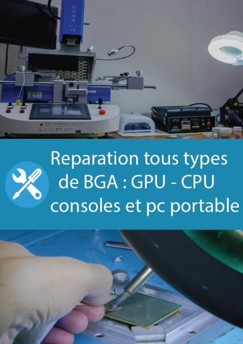 Réparation consoles de jeux et manettes
