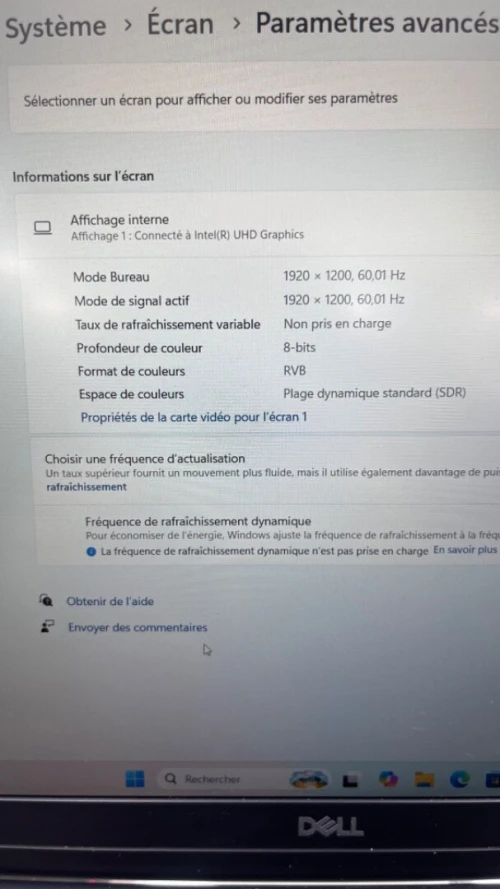 DELL PRECISION 7680 i7-13850HX 16'' 32RAM 512 SSD RTX A2000 ADA 08GB DÉDIÉE BATTERIE 5 HEURES