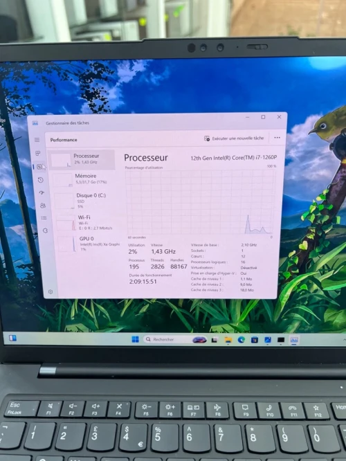 LENOVO X1 CARBON 14''3K I7-12TH EVO 32RAM 1TB SSD PROCESSEUR P INTEL IRIS XE GRAPHIC