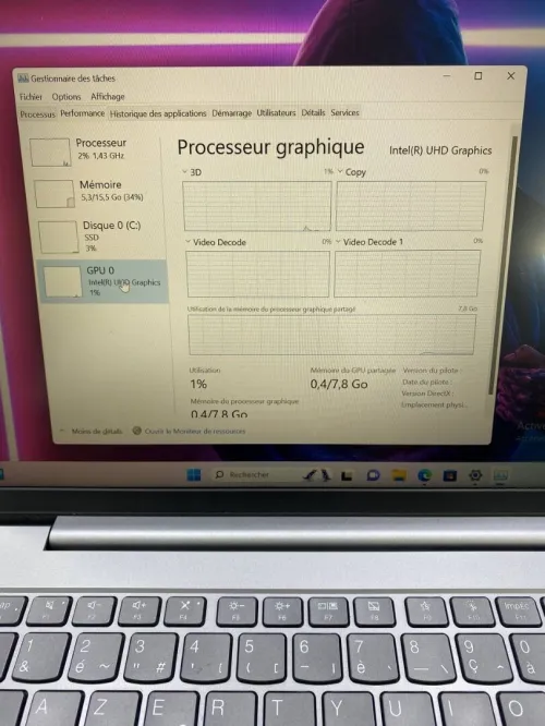 LENOVO THINKBOOK G6 14''  i7-13700H 2.40 GHz 14COEURS  16RAM 512SSD  INTEL UHD BATTERIE 100%