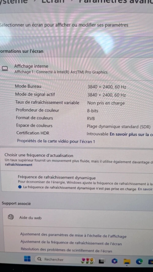 DELL PRECISION 5690 Ultra 7 165H 32RAM 512 SSD 16'' TACTILE 4K RTX A1000 06 GB DÉDIÉE BATTERIE +5 HEURES  ÉTAT 20/20 GARANTIE 06 MOIS A1-3