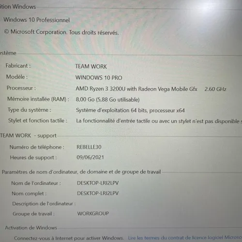 LENOVO THINPAD E495 AMD RAYZEN 3 8GB/256SSD