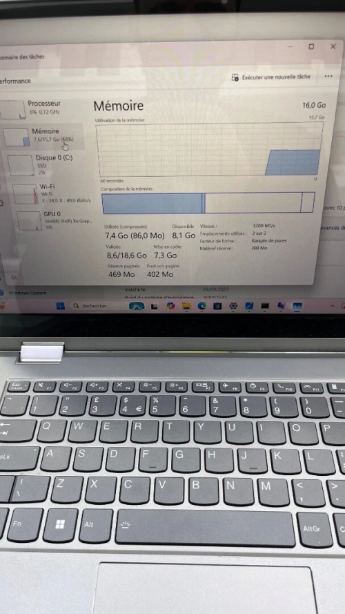 LENOVO THINKBOOK 14S YOGA G3 I5-13TH 512SSD 16 RAM INTEL IRIS XE  AVEC STYLET BATTERIE +5 HEURES ETAT NEUF GARANTIE 06 MOIS