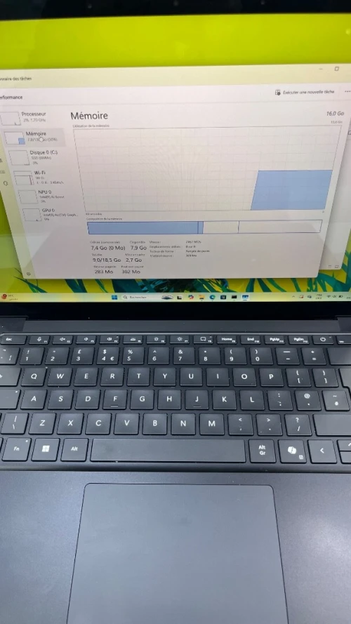 SURFACE LAPTOP 6 Ultra 5 135H 16RAM 512SSD  13.5'' 2K TACTILE  INTEL ARC GRAPHIC BATTERIE +5 HEURES  ETAT NEUF GARANTIE 06 MOIS A4-2