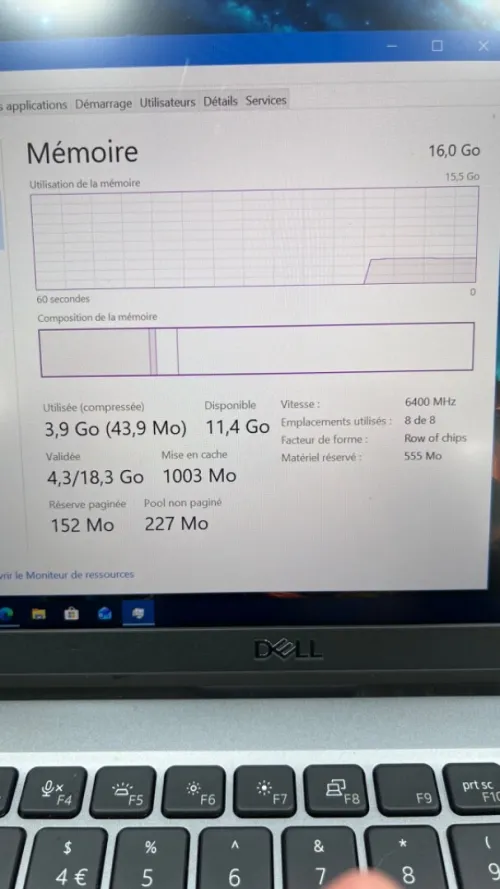 DELL LATITUDE 5350 Ultra 5 125U 16RAM 256SSD INTEL R BATTERIE +4.5 HEURES