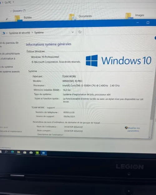 LENOVO LEGION Y546-51IRH I5-9300H GTX1660TI 06GB DDR6 512SSD+1000HDD 16RAM