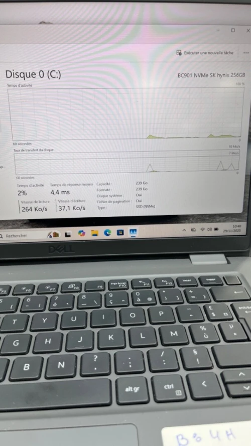DELL LATITUDE 3440 I5-13TH 14'' FHD 16RAM 256SSD IRIS XE BATTERIE +4 HEURES
