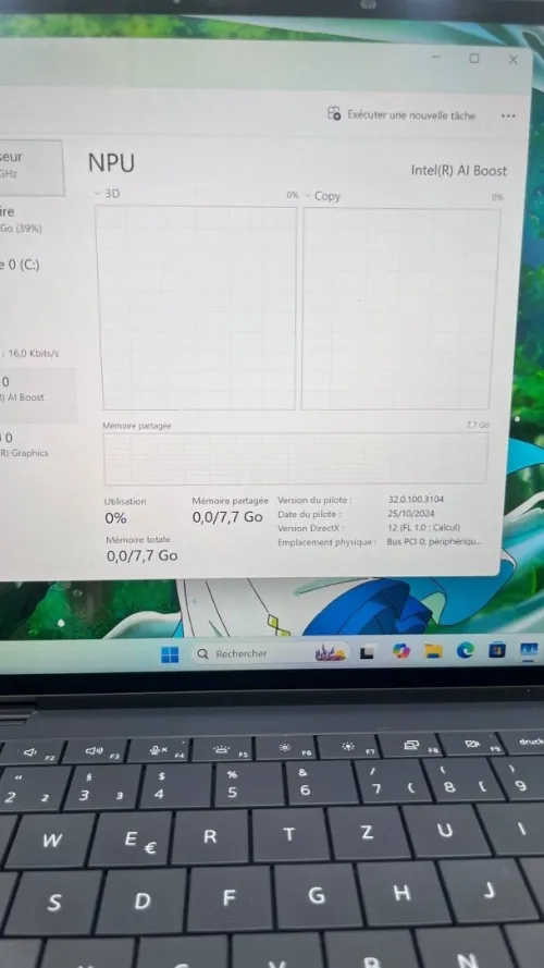 DELL LATITUDE 9450 2IN 14'' 2K Ultra 7 165U 16RAM 512SSD INTEL R GRAPHICS BATTERIE 100% NEUF