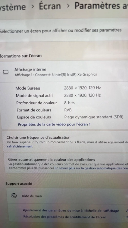 SURFACE PRO 9 13'' 2K I7-12TH 32RAM 1TB SSD IRIS XE  BATTERIE + 3.5 HEURES