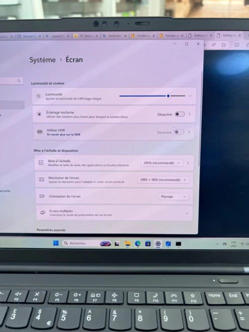 LENOVO X1 CARBON 14''3K I7-12TH EVO 32RAM 1TB SSD PROCESSEUR P INTEL IRIS XE GRAPHIC