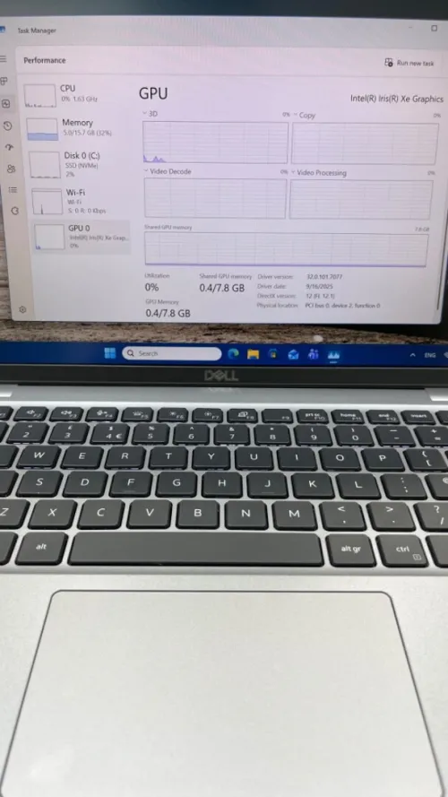 DELL LATITUDE 5440 I7-13TH 16RAM 512SSD INTEL IRIS XE  BATTERIE 4HEURES