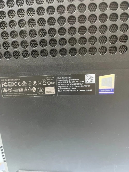 LENOVO LEGION 5 RYZEN 7 4800H 16RAM 1000SSD GTX1660TI 06GB DDR6