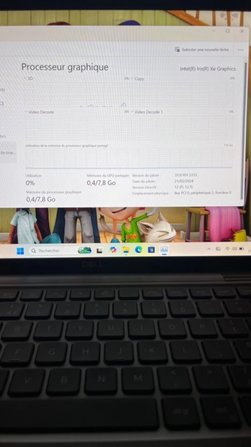 DELL LATITUDE 7340 FINITION ALUMINIUM i7-13TH 512 SSD 16 RAM 13.3'' FHD+ TACTILE BATTERIE +5 HEURES  INTEL IRIS XE  GRAPHICS TRÈS  BON ÉTAT GARANTIE 06 MOIS A5-3