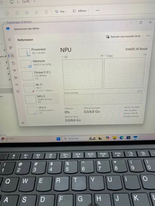 LENOVO THINKPAD X12  ULTRA 7 155U 12.3'' 16RAM 512SSD  NEUF