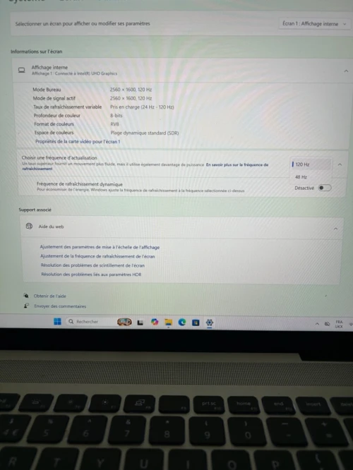 DELL INSPIRON 16 PLUS 7630 i7-13620H (2.40 GHz)  32RAM 1TB SSD 16'' 2K 120MHZ  RTX 4060 08GB DEDIEE BATTERIE +5  HEURES ETAT NEUF GARANTIE 06 MOIS A1-3