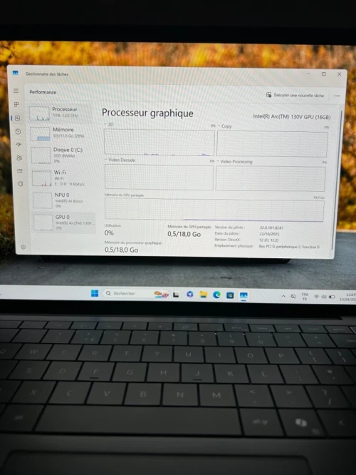 DELL PRO 14 PREMIUM  Ultra 5 265H 32RAM 1 TB SSD  INTEL Pro 130V  14'' FHD+ BATTERIE 95% CYCLE 37 ETAT NEUF GARANTIE 06 MOIS  A2-3