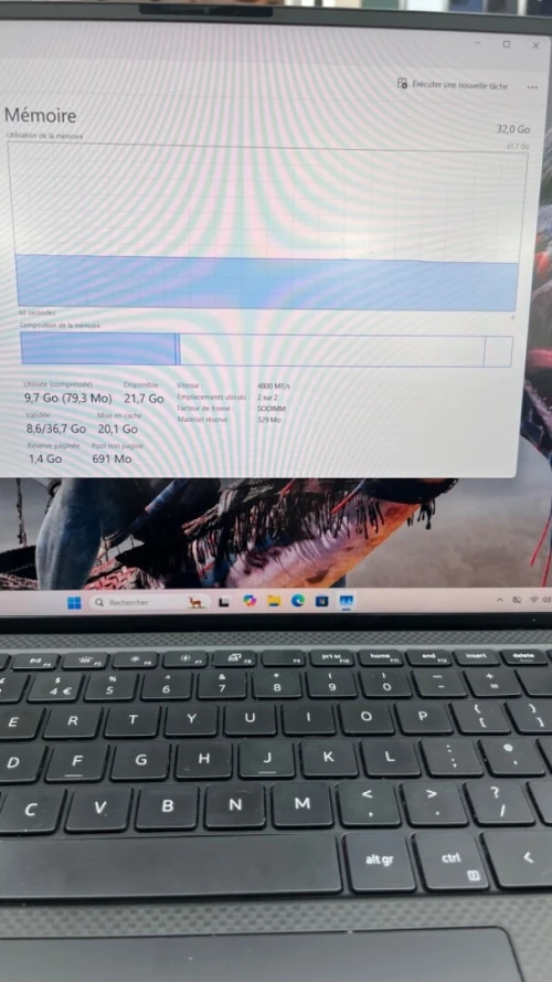 DELL XPS 15 9530 i7-13TH PROCESSEUR H 32RAM 1TB SSD RTX 4050 06GB DÉDIÉE
