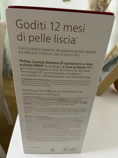 Epilateur Phillips Lumea IPL 9000 Series ledernier épilateur à lumière pulsée BRI955- 450 000 flashs