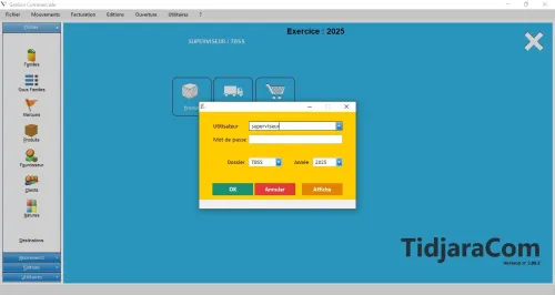 Logiciel de Gestion Commerciale TidjaraCom