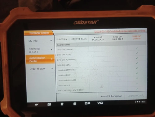Obdstar x300 dp plus C full version