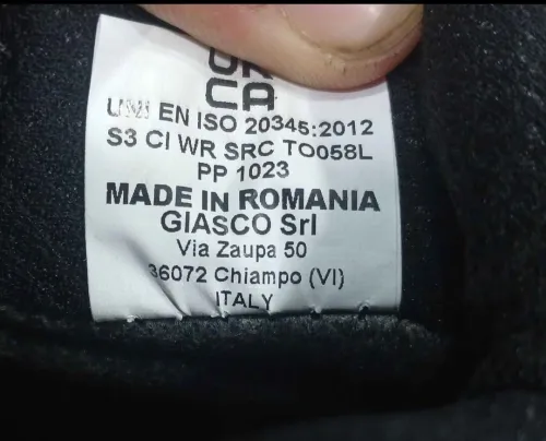 SOULIER SÉCURITÉ PRO GIASCO 42