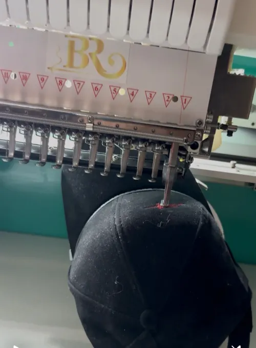 Broderie personnalisersur Casquete