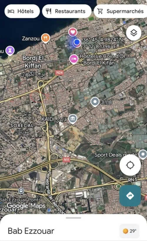 Vente Terrain Alger Bordj el kiffan