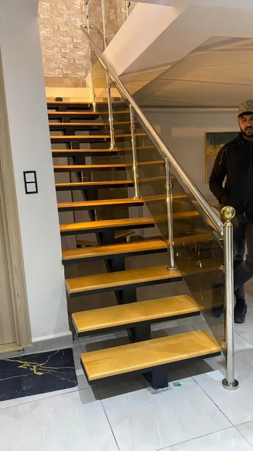 تركيب درابيز اينوكس Rampe d escalier