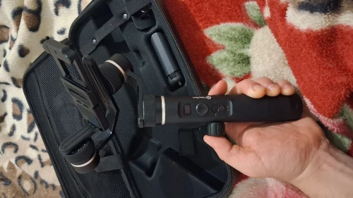 Stabilisateur FeiyuTech G6 Plus + trépied + Micro sans fil F11
